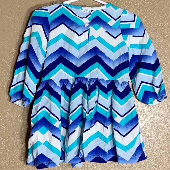 Crazy 8 blue chevron print dress - Picture 5 of 8